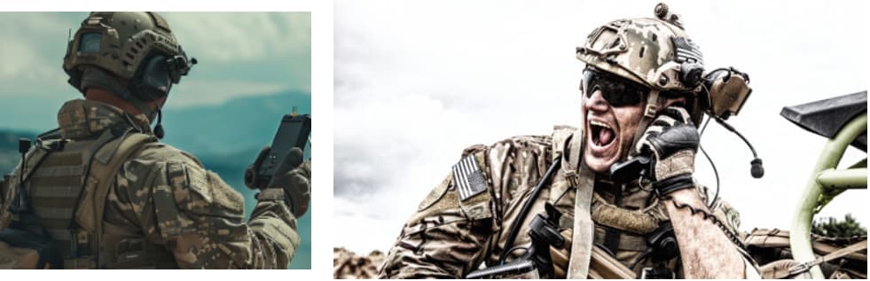 Amphenol PCD Von Soldaten getragene Lösungen